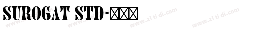 Surogat Std字体转换